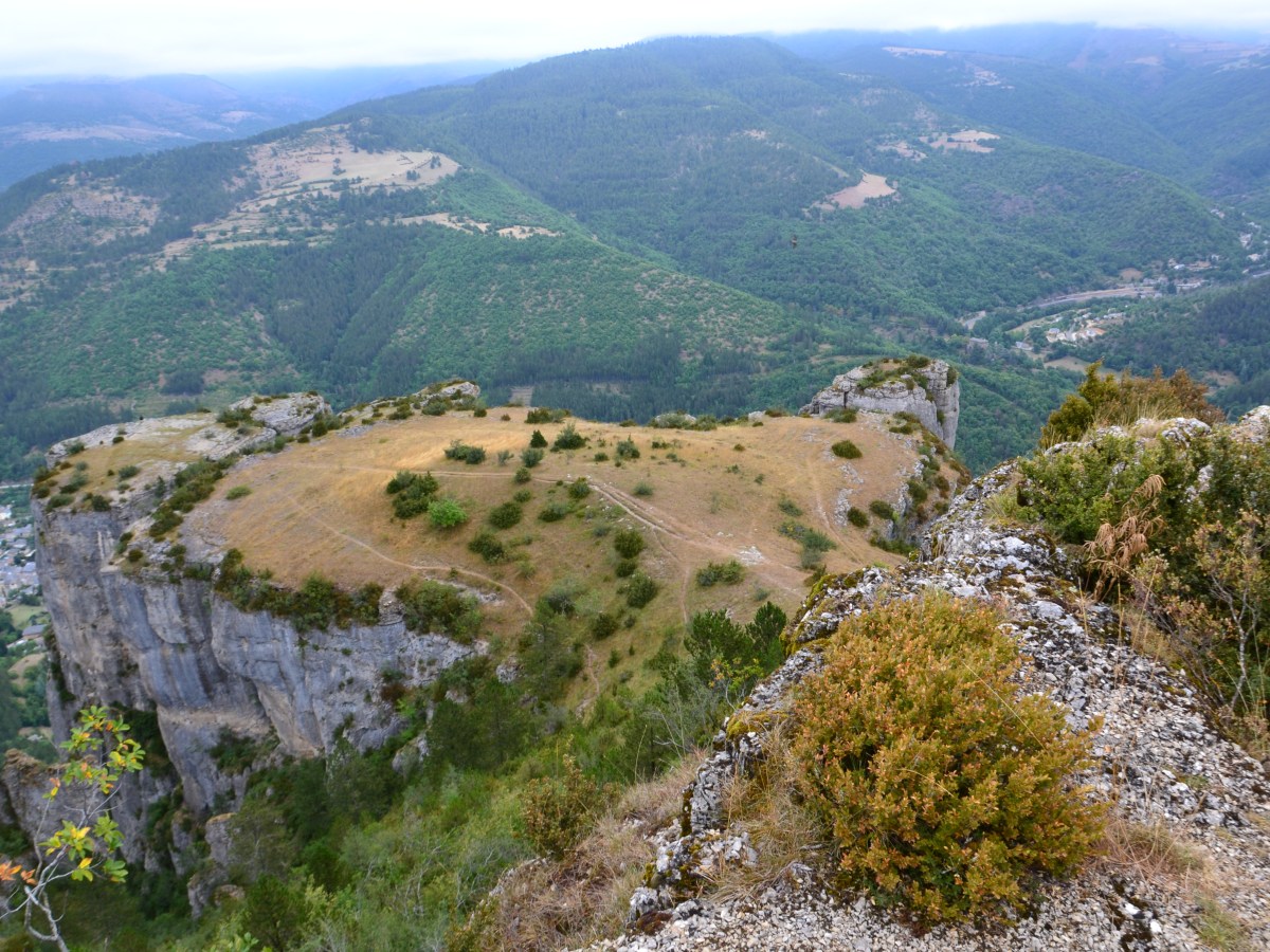 Le plateaux CausseMéjean et les falaises de&nbsp;Rochefort